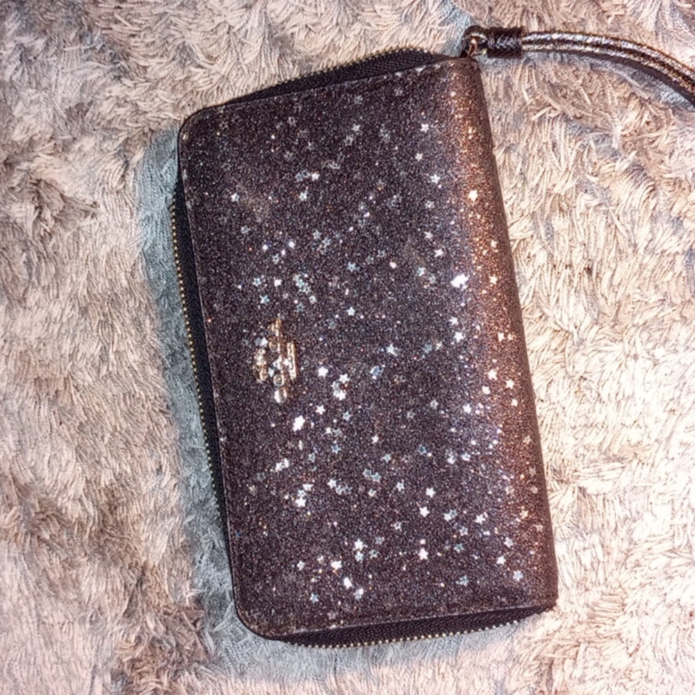Glittery Coach wallet